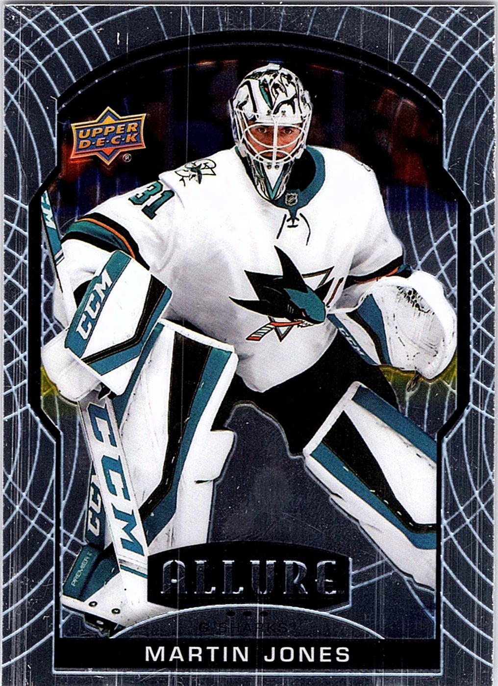 2020-21 Upper Deck Allure #31 Martin Jones Steel