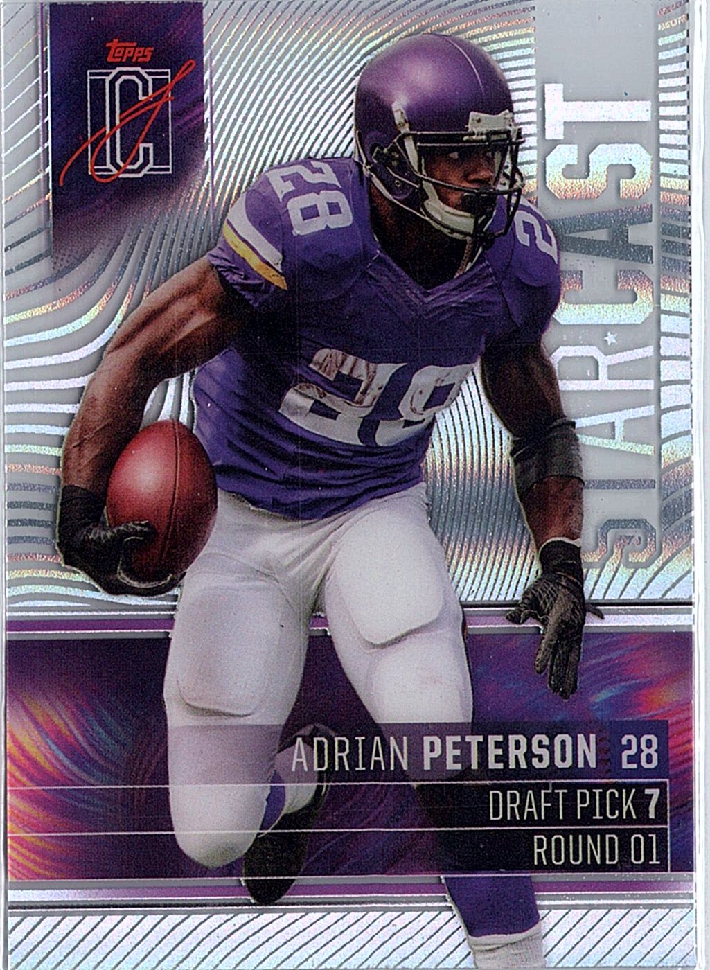2024 Topps Signature Class #SC-21 Adrian Peterson Star Cast