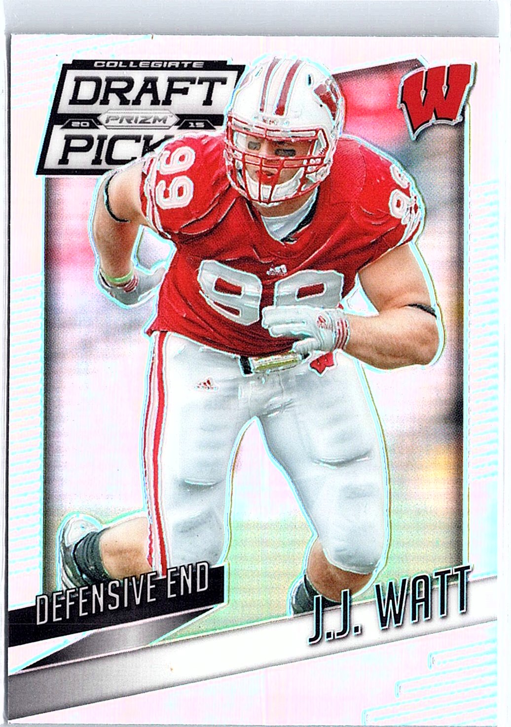 2015 Panini Prizm Collegiate Draft Picks #42 J.J. Watt Prizms