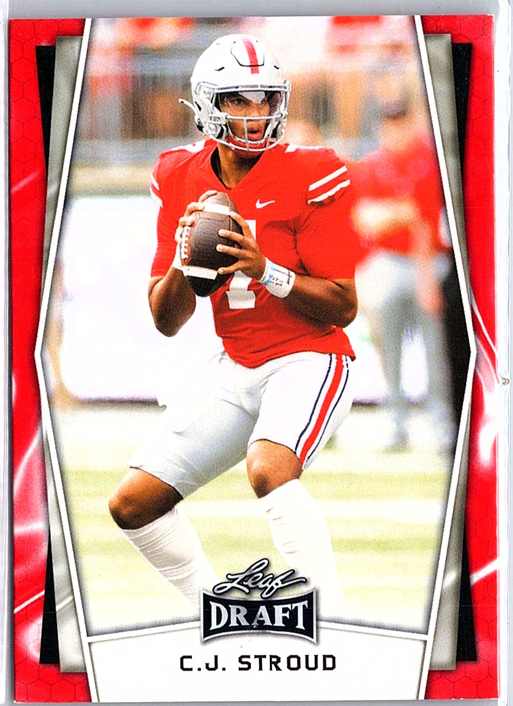 2022 Leaf Draft (Hobby) #B-2 C.J. Stroud Red