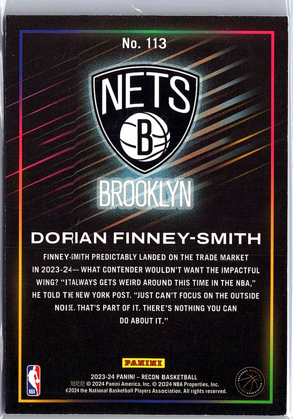 2023-24 Panini Recon #226 Leonard Miller Holo Bronze #/299