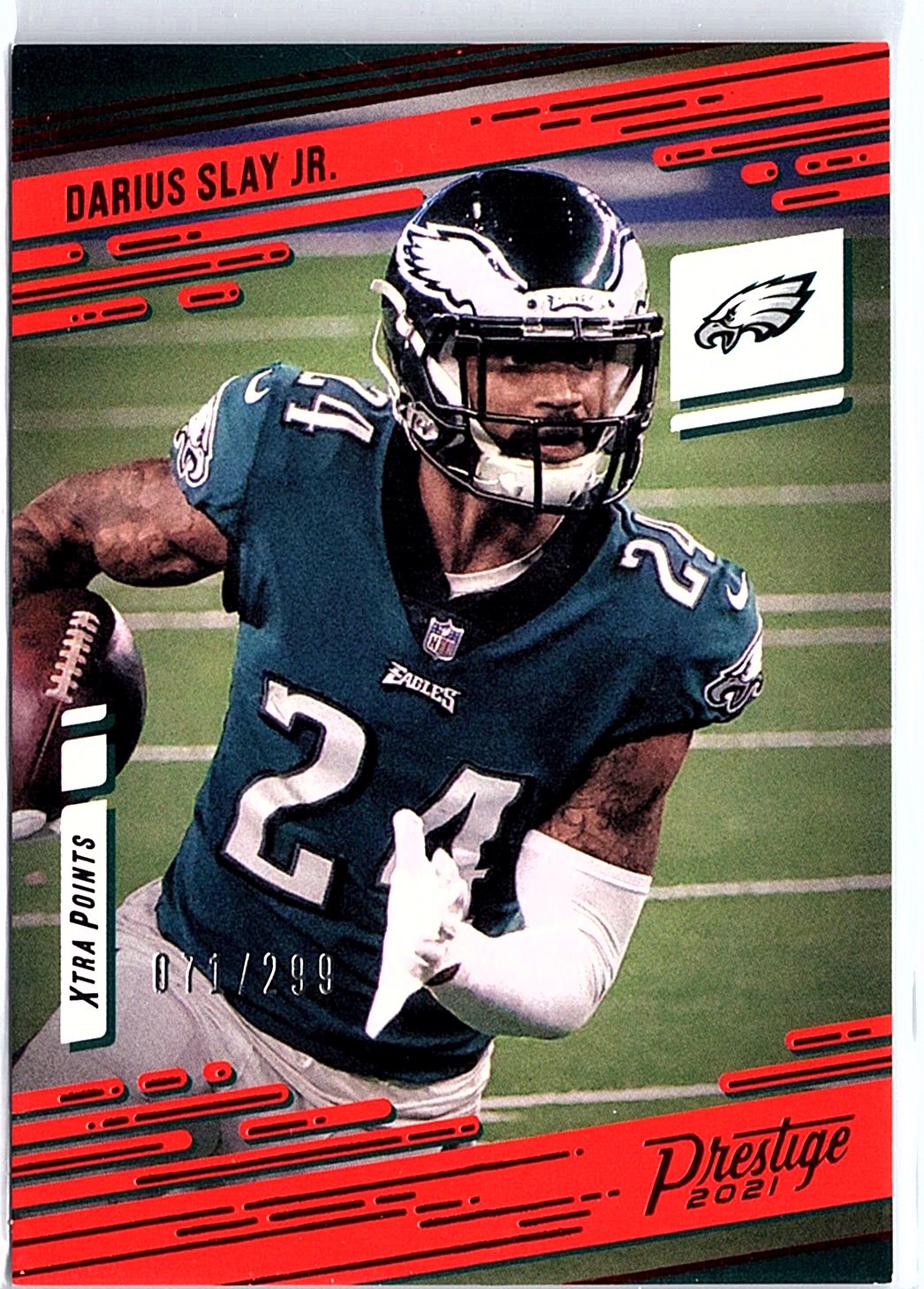 2021 Panini Prestige #112 Darius Slay Jr. Xtra Points Premium Red #/299