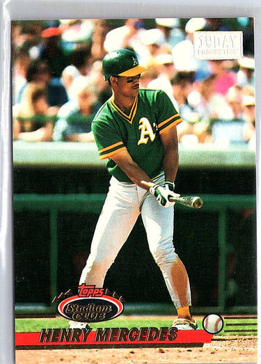 1993 Stadium Club #733 Henry Mercedes First Day Production
