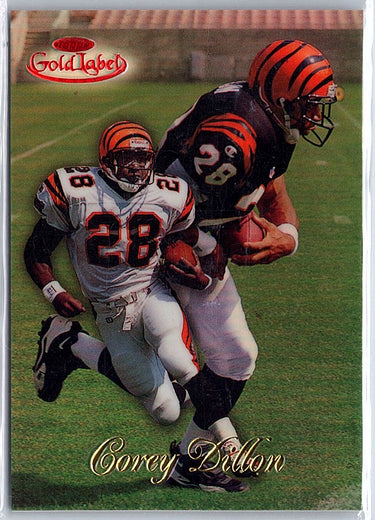 1998 Topps Gold Label #16 Corey Dillon Class 1 Red Label #/100