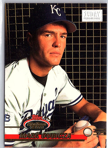 1993 Stadium Club #555 Mark Gubicza First Day Production