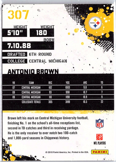 2010 Score #307 Antonio Brown