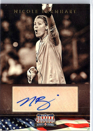2012 Panini Americana Nicole Barnhart Auto #d /129