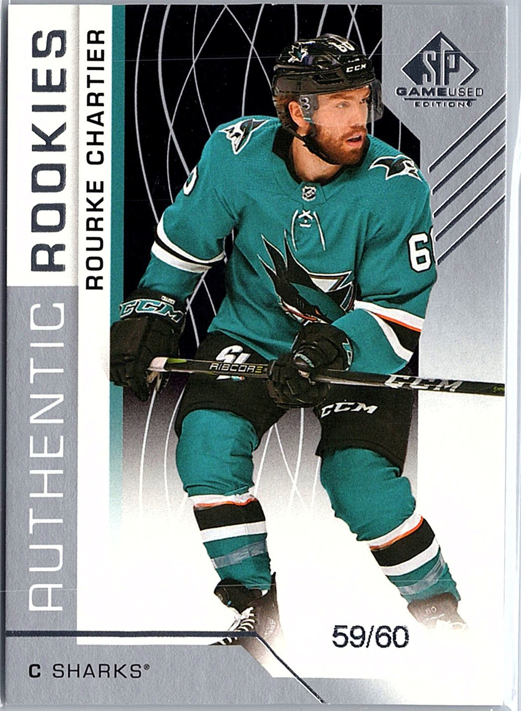 2018-19 SP Game Used #158 Rourke Chartier #/60