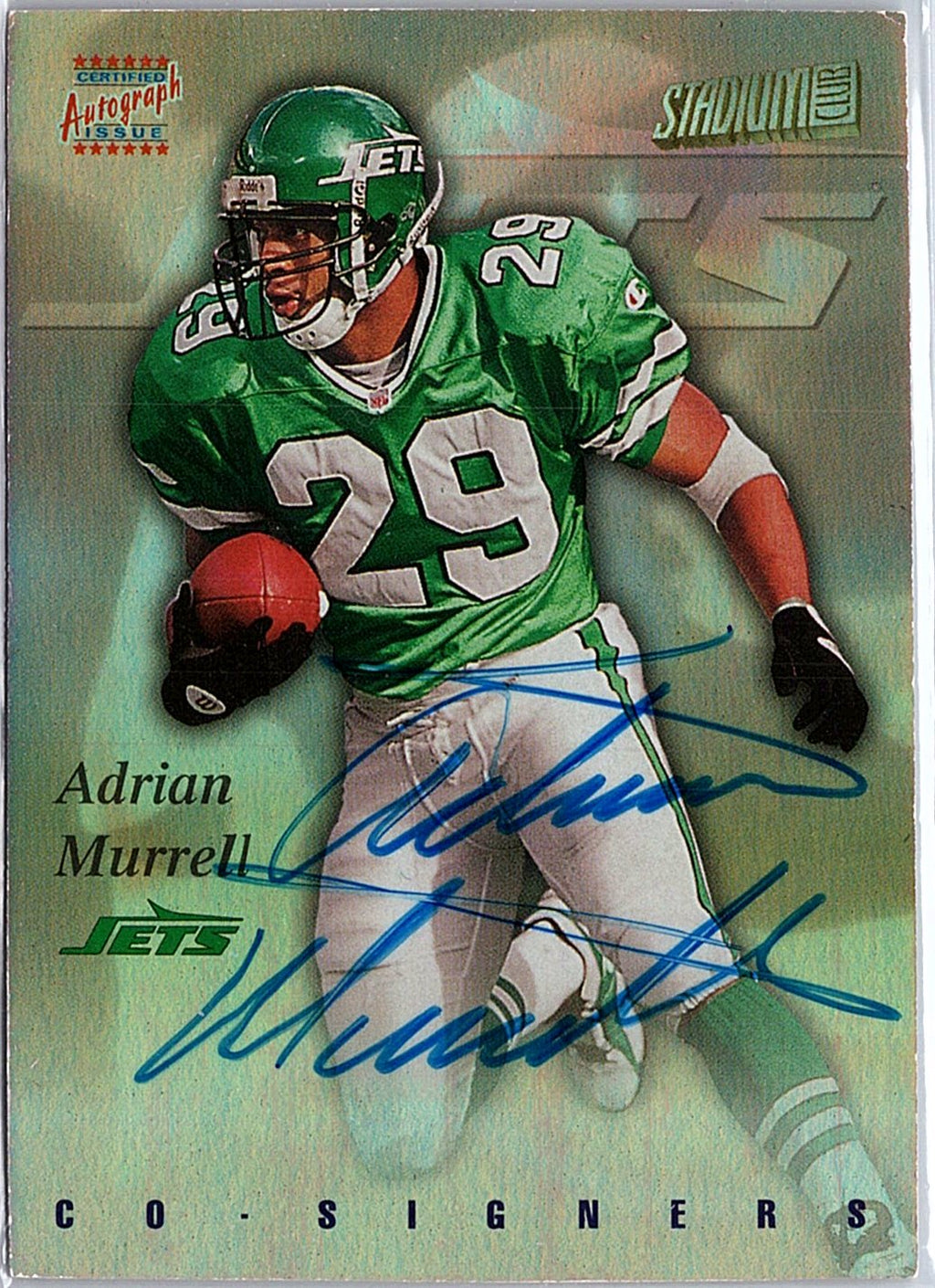 1997 Stadium Club #CO94 Adrian Murrell / Leeland McElroy AU Co-Signers