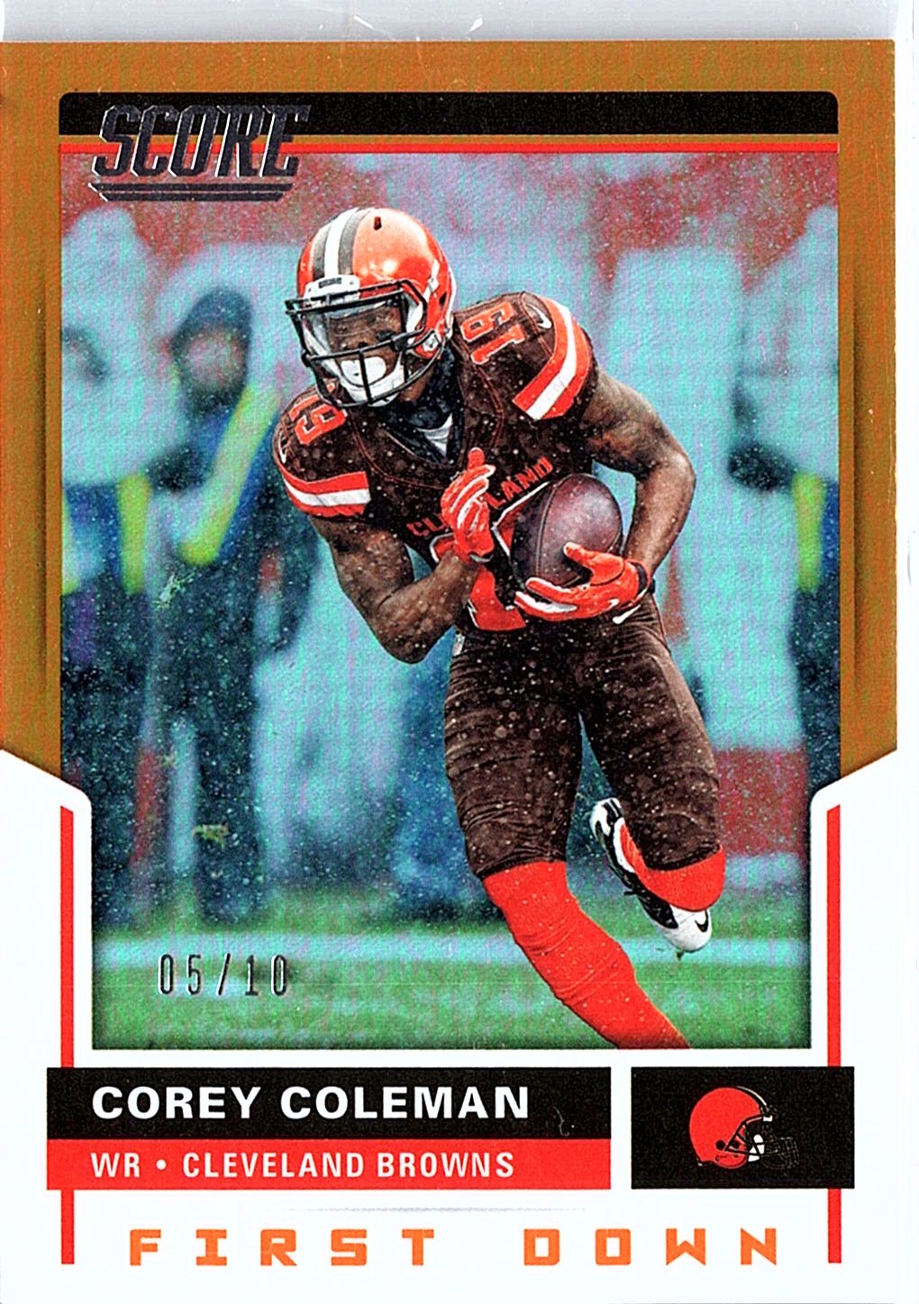 2017 Score #201 Corey Coleman First Down #/10
