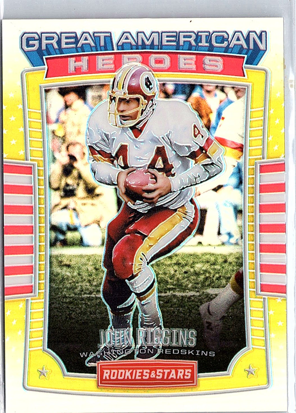 2017 Panini Rookies & Stars #22 John Riggins Great American Heroes Gold #/10
