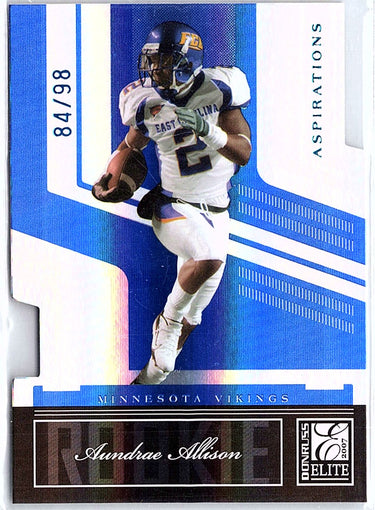 2007 Donruss Elite #112 Aundrae Allison Aspirations #/98