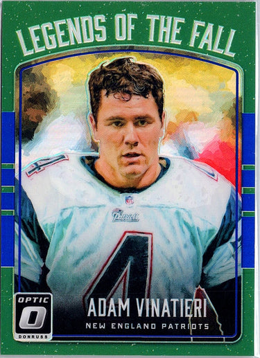 2016 Donruss Optic #2 Adam Vinatieri Legends of the Fall Blue #/149