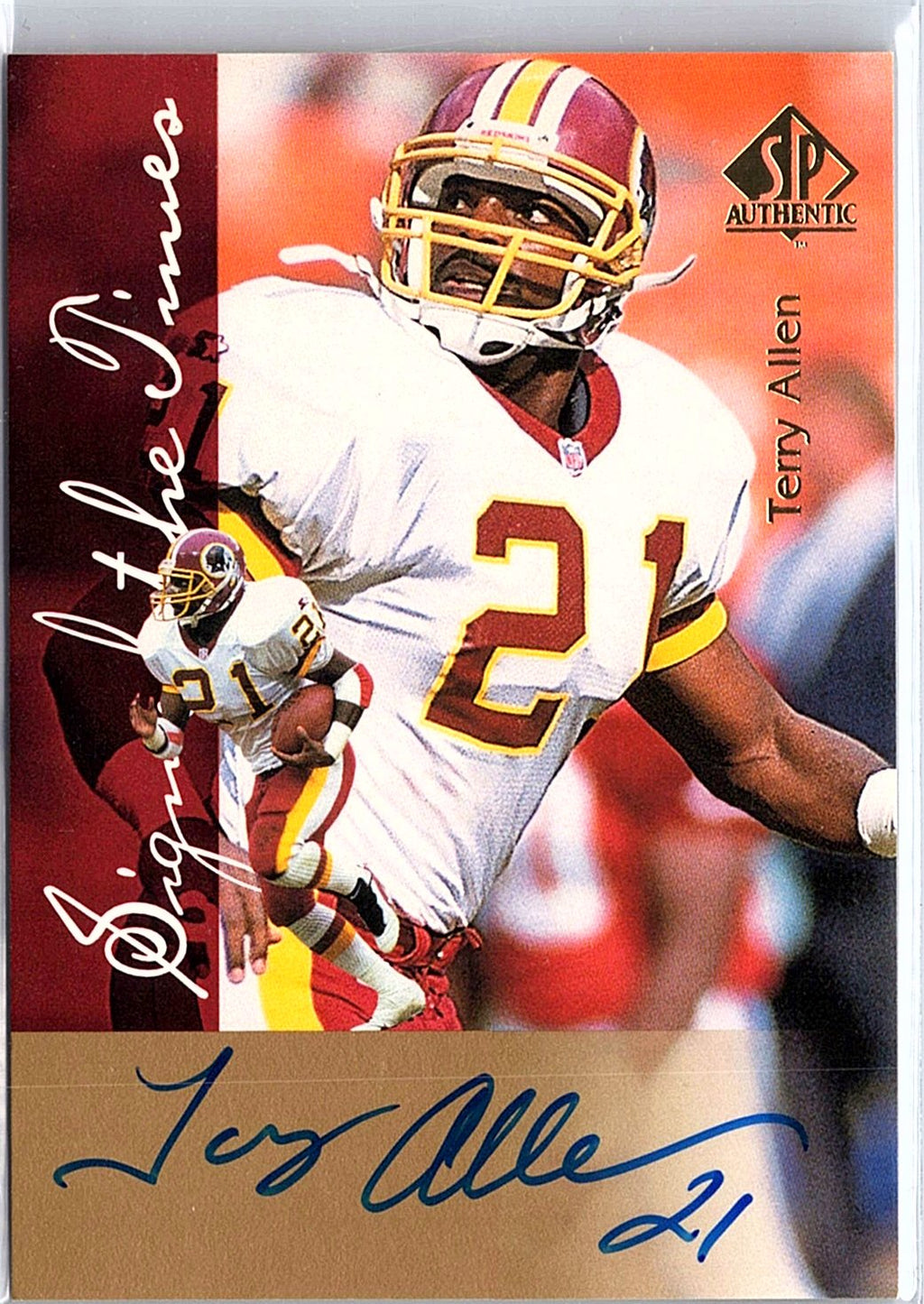 1997 SP Authentic - Sign of the Times #NNO Terry Allen