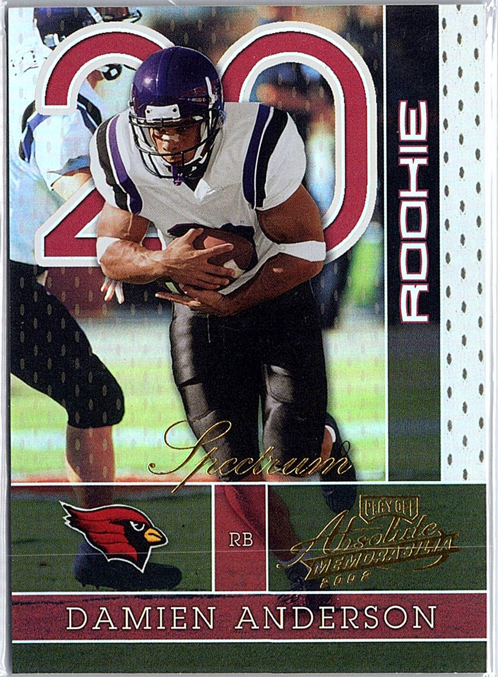 2002 Playoff Absolute Memorabilia #170 Damien Anderson Spectrum #/50