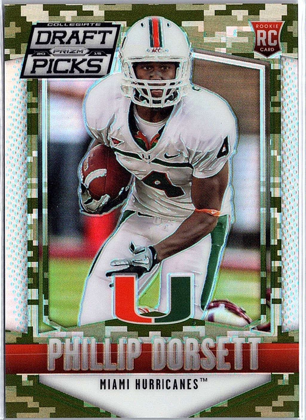 2015 Panini Prizm Collegiate Draft Picks #103 Phillip Dorsett Prizms Camo #/199