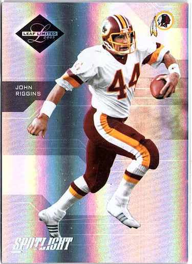 2005 Leaf Limited #127 John Riggins Silver Spotlight #/50