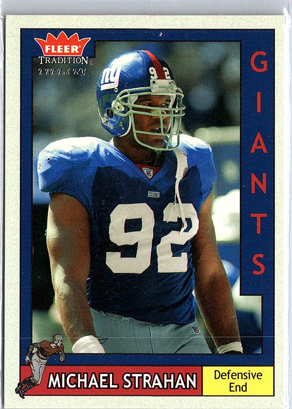 2003 Fleer Tradition #128 Michael Strahan Tiffany #/200
