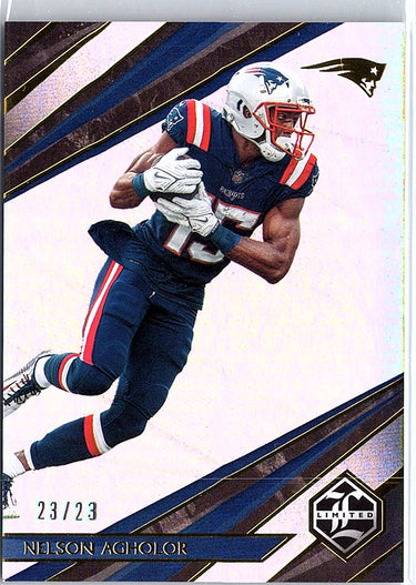 2021 Panini Limited #64 Nelson Agholor Holographic Spotlight #/23