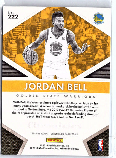 2017-18 Panini Chronicles #222 Jordan Bell Titanium Draft Year #/17