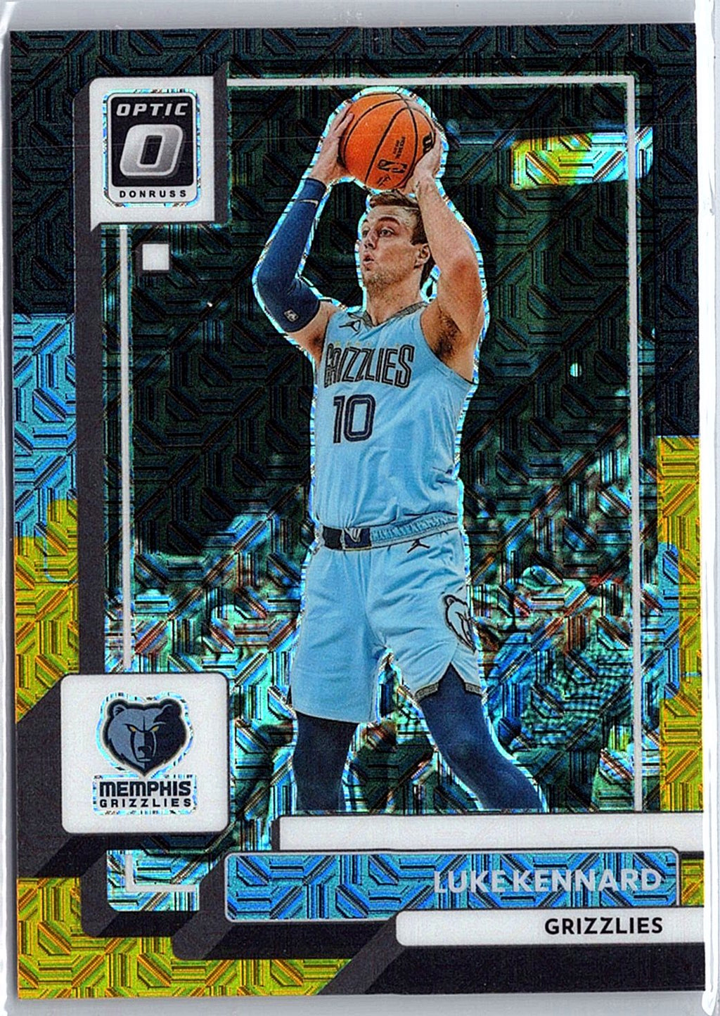 2018-19 Donruss Optic #120 Luke Kennard Choice Black Gold #/8