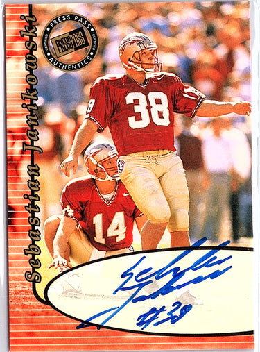 2000 Press Pass #NNO Sebastian Janikowski Authentics