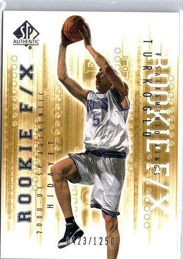 2000-01 SP Authentic #106 Hidayet Turkoglu #/1250