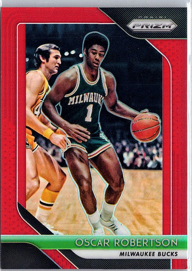 2018-19 Panini Prizm #125 Oscar Robertson Prizms Red #/299