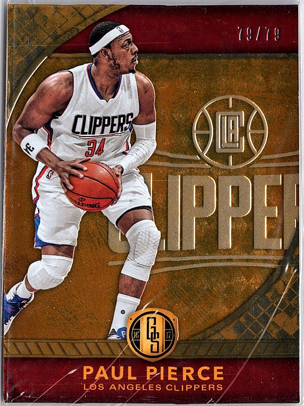 2016-17 Panini Gold Standard #26 Paul Pierce AU #/79