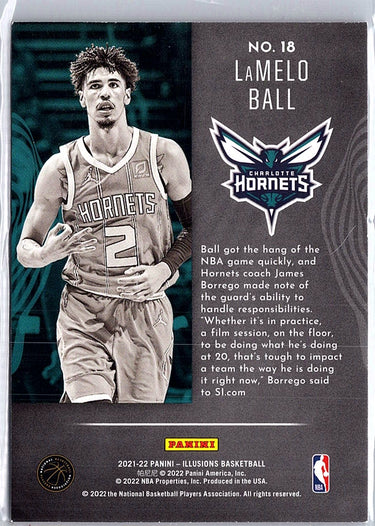 2021-22 Panini Illusions #18 LaMelo Ball Tough