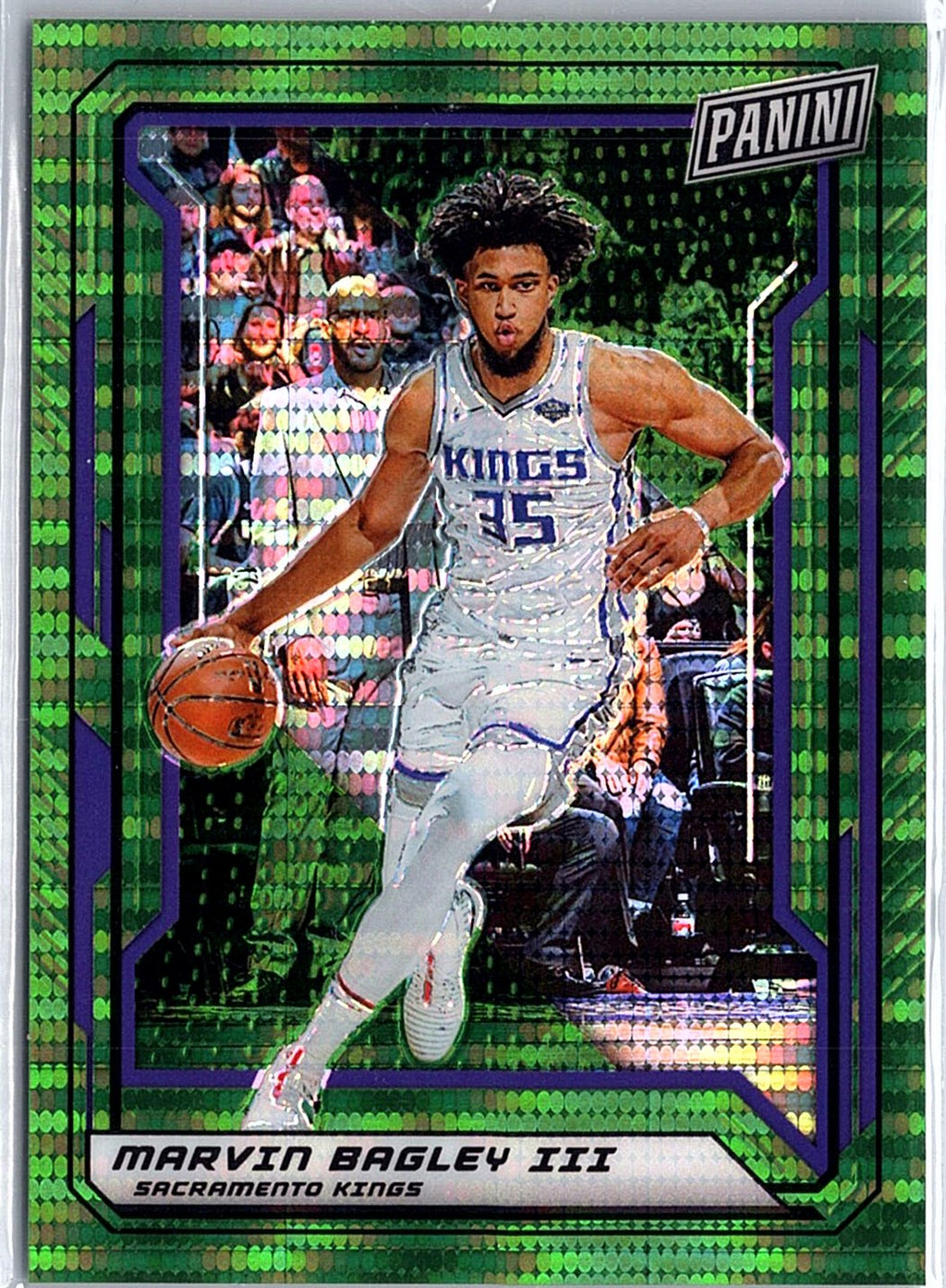 2019 Panini VIP Gold Packs #31 Marvin Bagley III Green Prizm #/5