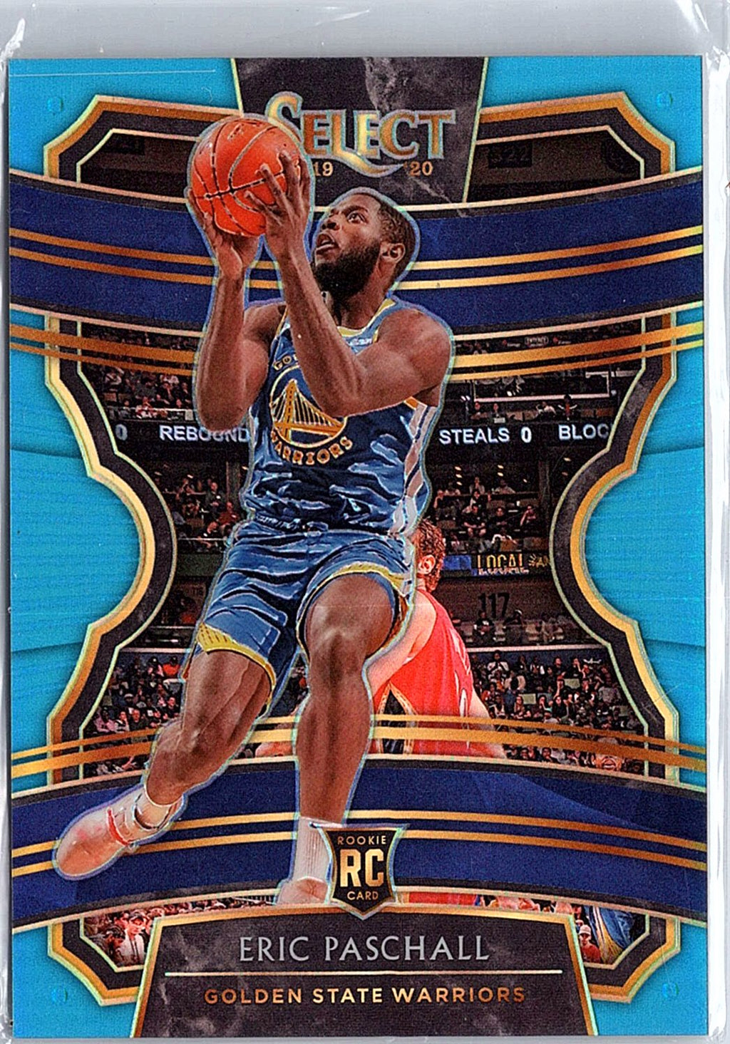 2019-20 Panini Select #12 Eric Paschall Light Blue Prizms #/299