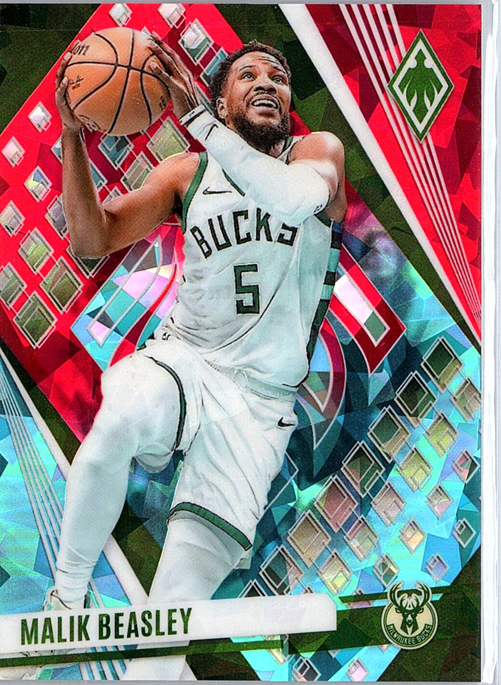 2023-24 Panini Phoenix #175 Malik Beasley Fire and Ice #/25