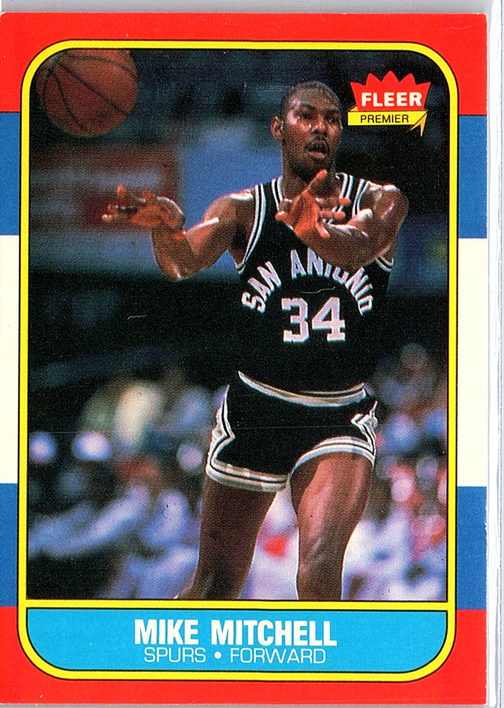 1986-87 Fleer #74 Mike Mitchell