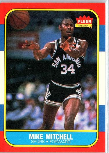 1986-87 Fleer #74 Mike Mitchell