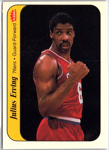 1986-87 Fleer #5 Julius Erving Stickers