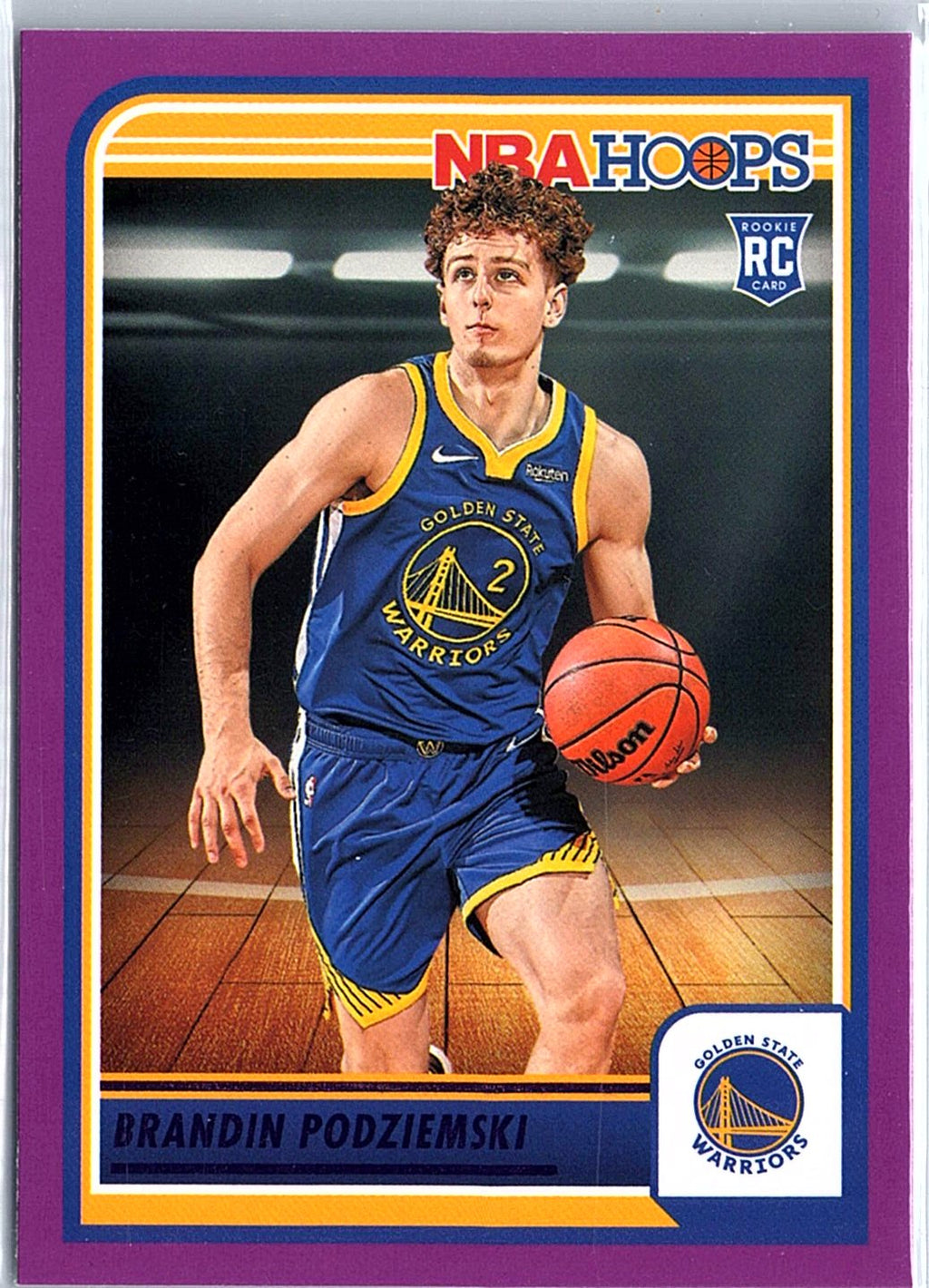 2023-24 Hoops #264 Brandin Podziemski Purple