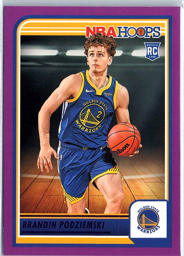 2023-24 Hoops #264 Brandin Podziemski Purple