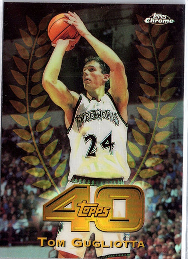 1997-98 Topps Chrome #T40-21 Tom Gugliotta Topps 40 Refractors
