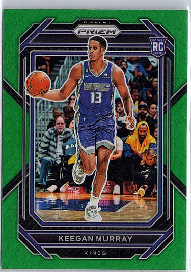 2022-23 Panini Prizm #245 Keegan Murray Prizms Green