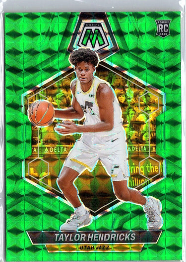 2023-24 Panini Mosaic #221 Taylor Hendricks Green