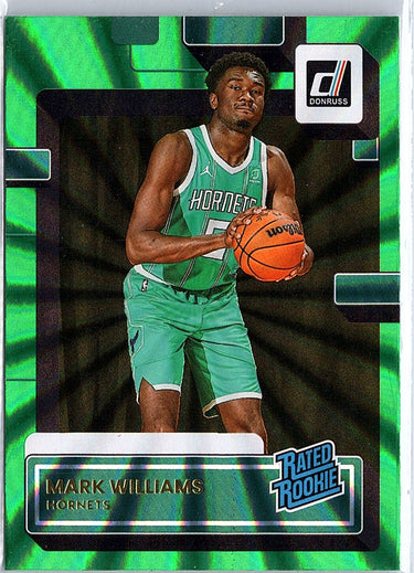 2022-23 Donruss #215 Mark Williams Holo Laser Green