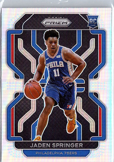 2021-22 Panini Prizm #317 Jaden Springer Silver