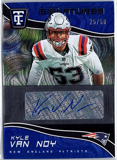 2021 Panini Chronicles Kyle Van Noy Totally Certified auto Blue #/50