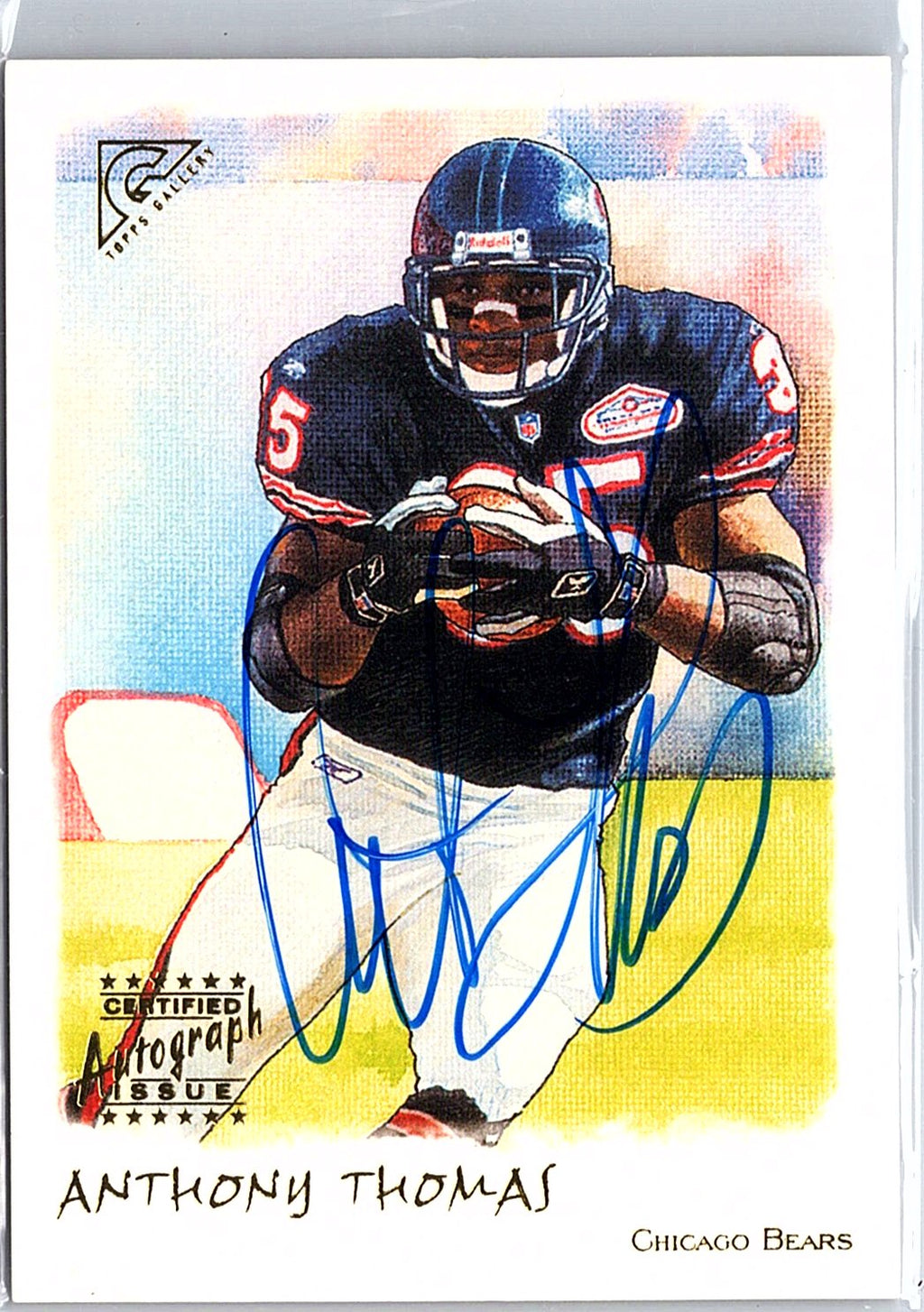 2002 Topps Gallery #G-AT Anthony Thomas Autographs