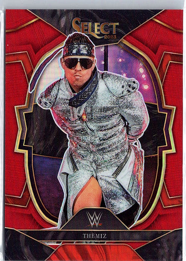 2023 Panini Select WWE #70 The Miz Red Prizms #/175