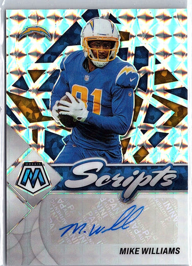 2022 Panini Mosaic #S-MW Mike Williams Scripts