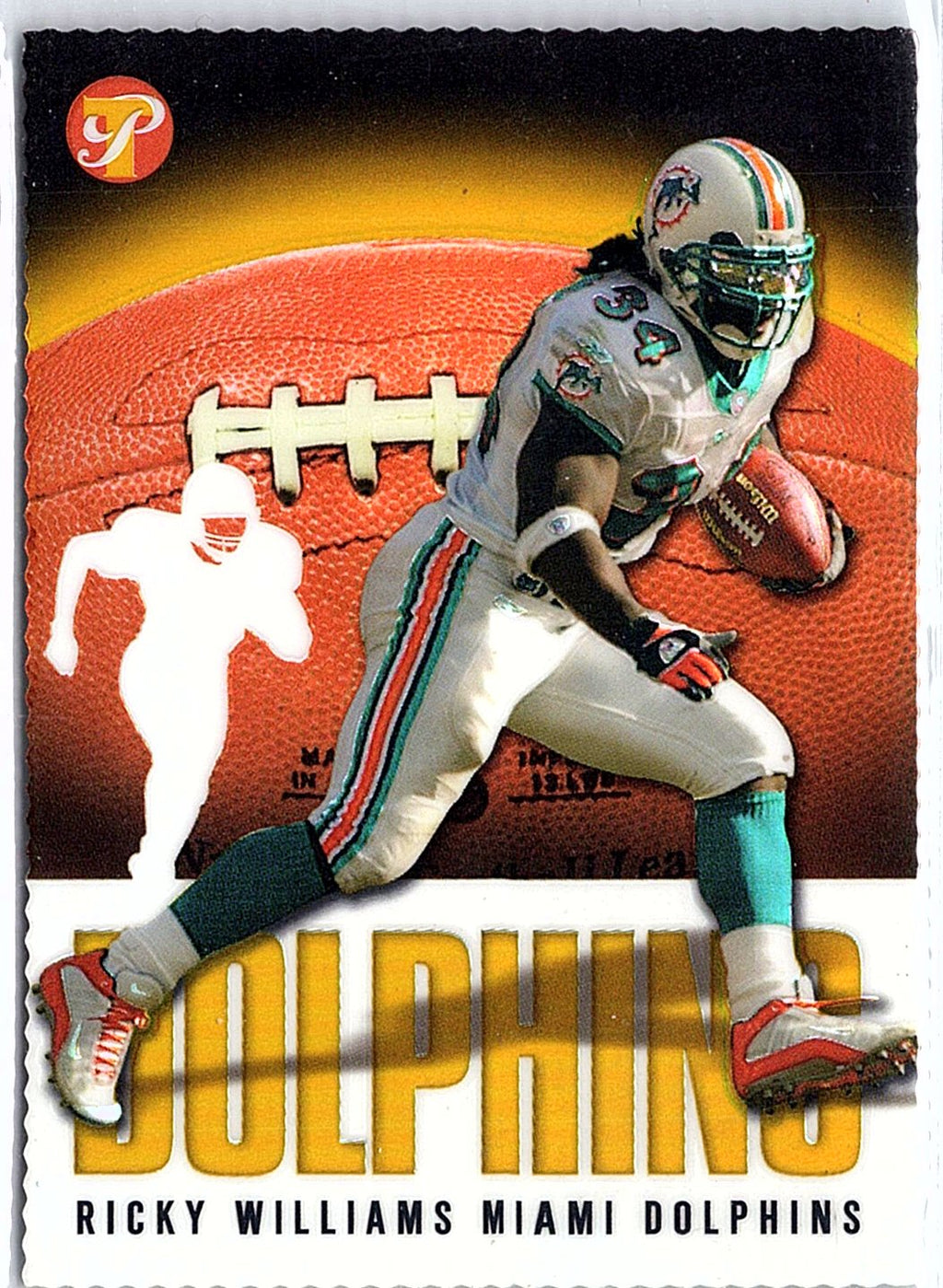 2003 Topps Pristine #30 Ricky Williams Gold Refractors #/150