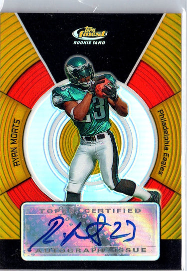 2005 Finest #NNO Ryan Moats Gold Refractors #/49
