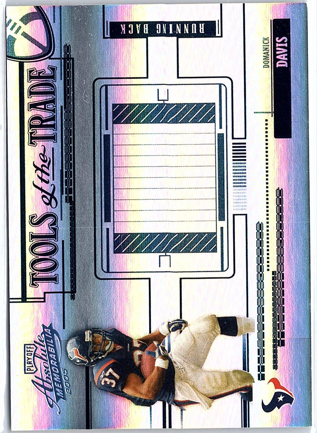 2005 Playoff Absolute Memorabilia #TT-26 Domanick Davis Blue Spectrum #/25